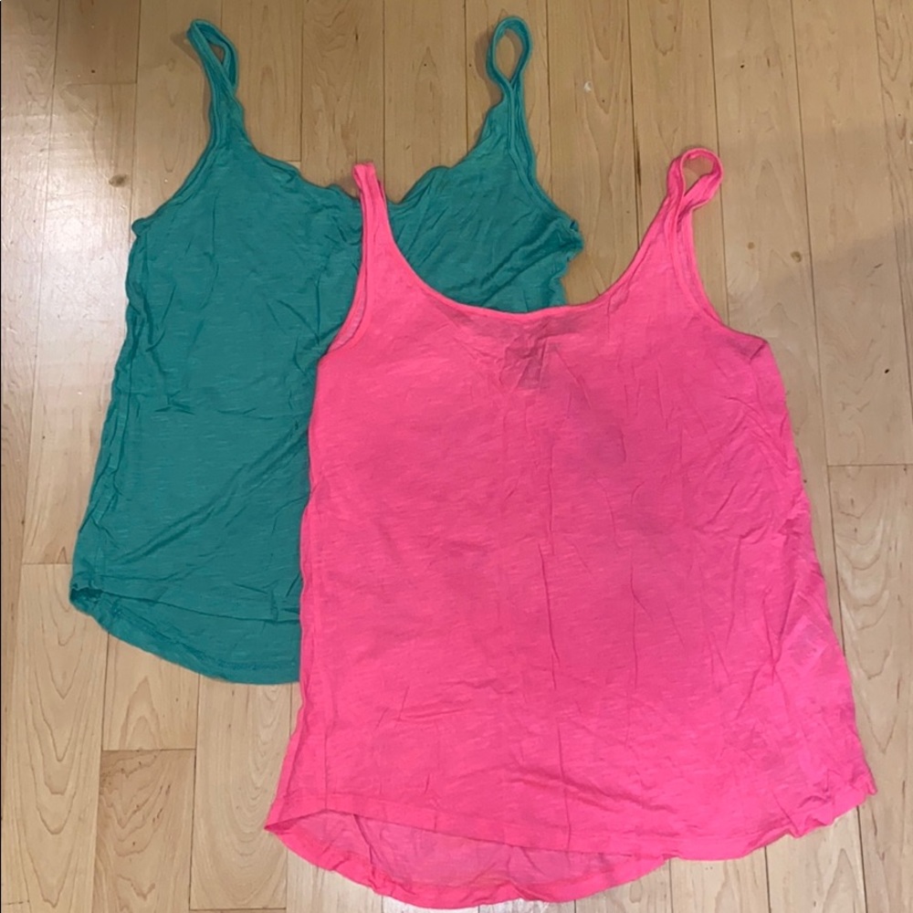2x Long Slub texture Tanks